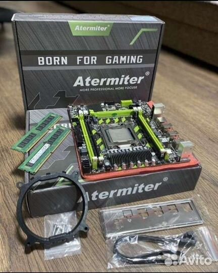 Комплект новый X79 E5 2630 v2 6 ядер 16Гб