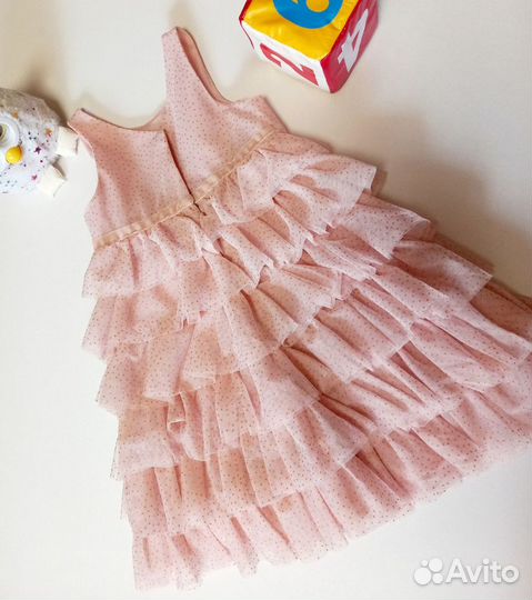 Нарядное платье для девочки 110 116, H&M