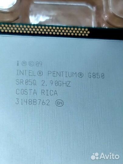 Процессор Intel Pentium G850 socket 1155