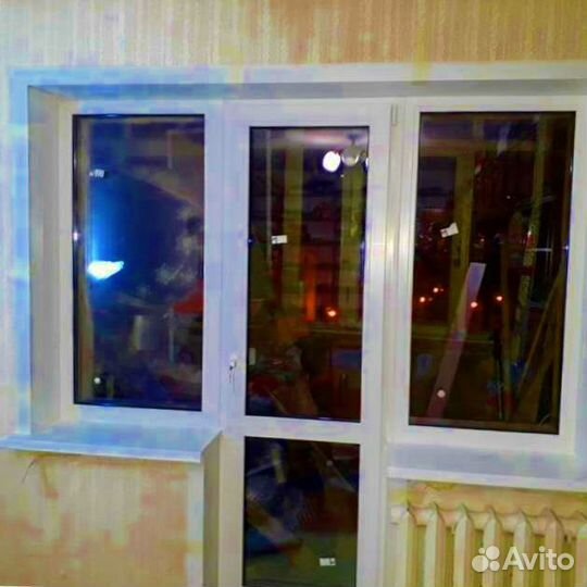 Пластиковое окно с установкой