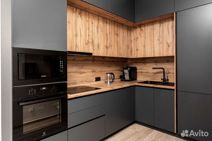 Современная кухня на заказ мдф фасады