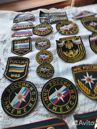 Нашивки шевроны мчс России