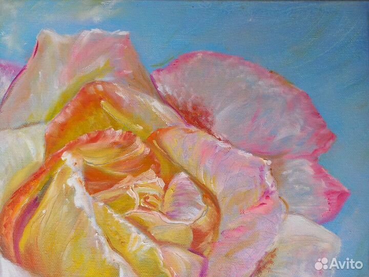 Картина маслом на холсте цветы