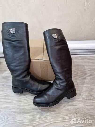 Зимние женские сапоги 38 натуральная кожа