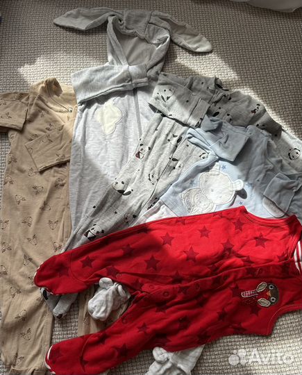 Детские вещи пакетом с рождения