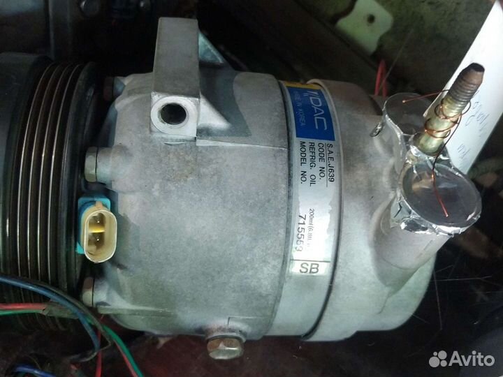 Компрессор кондиционера chevrolet aveo