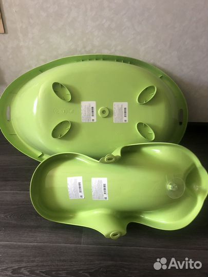 Ванночка с горкой и стульчиком для купания