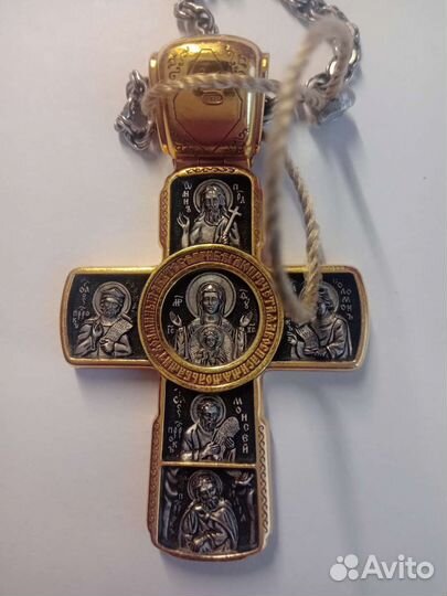 Крест золото - серебро