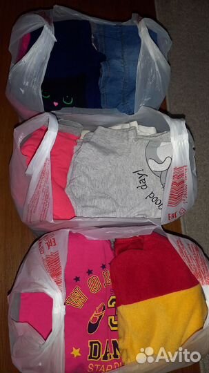 Пакет вещей для девочки