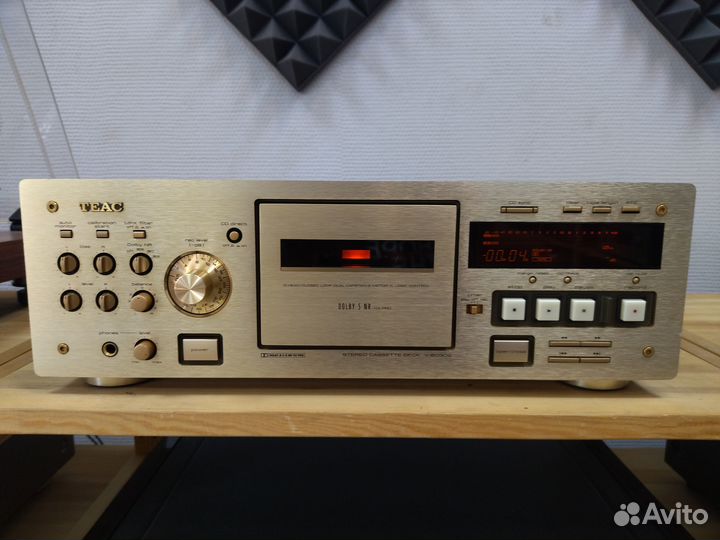 Кассетная Дека teac-V6030S+пульт 220v