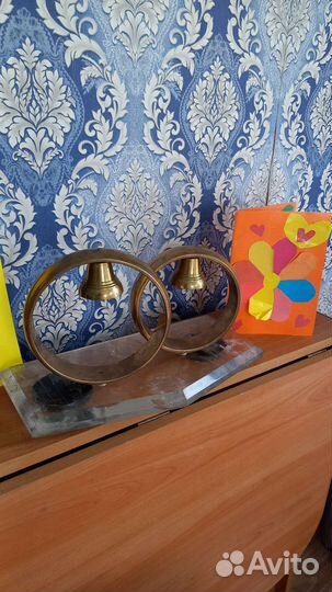 Свадебные кольца на машину