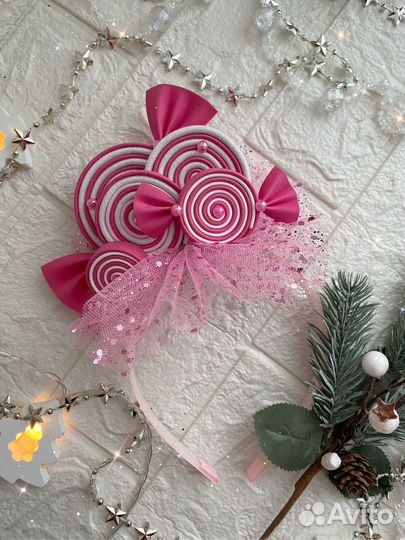 Новогодние ободки 