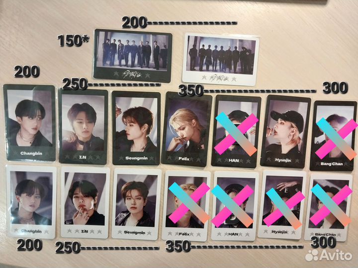 Карты Stray Kids 5 Star Dome Tour