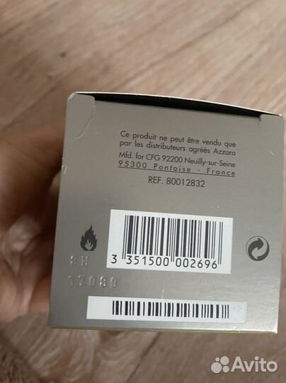 Мужская туалетная вода wanted azzaro