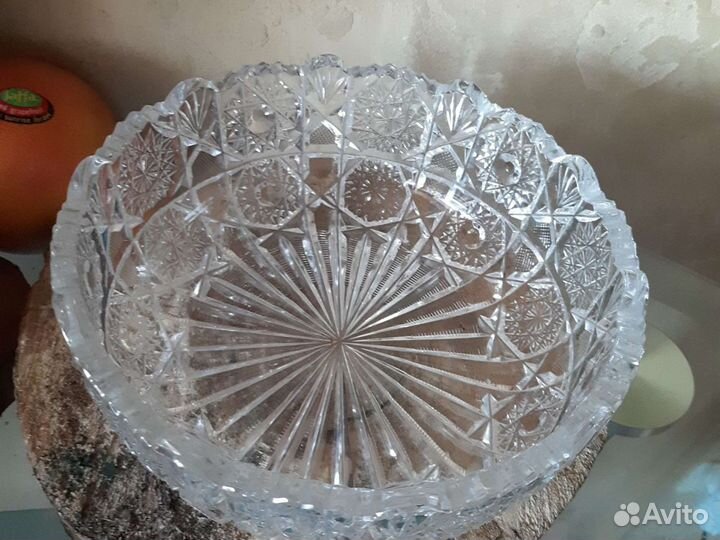 Ваза хрустальная СССР большая