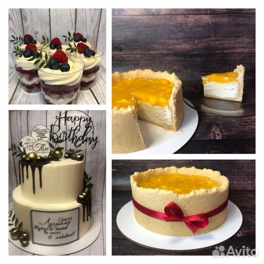 Торты, ярусные торты, бенто-торты на заказ