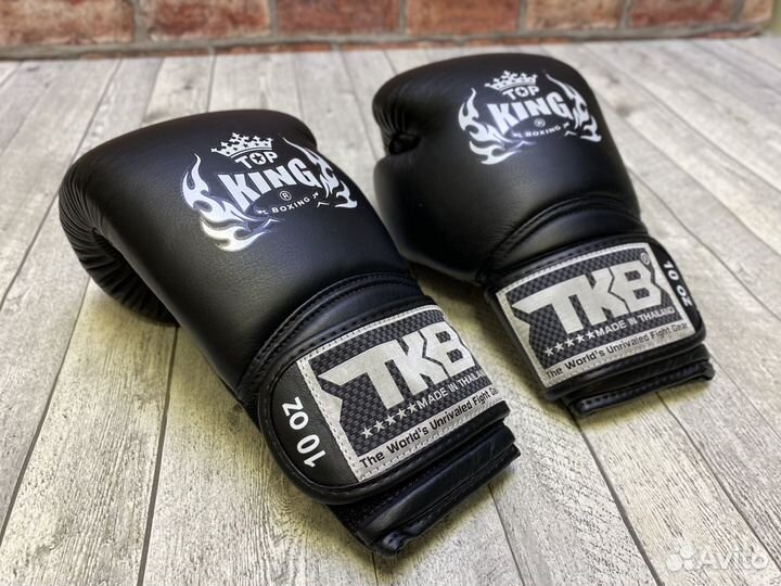 Боксерские перчатки Top King Boxing AIR Black