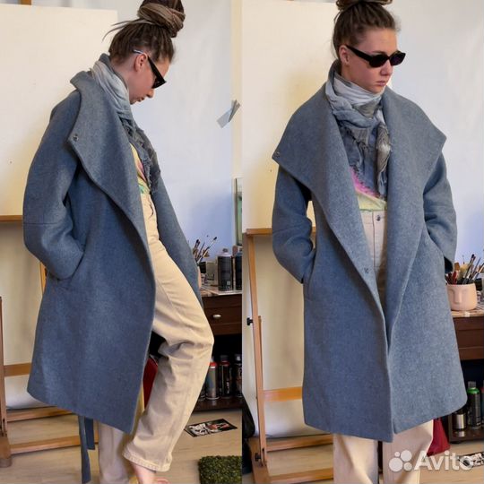 Пальто женское 44 46 длинное