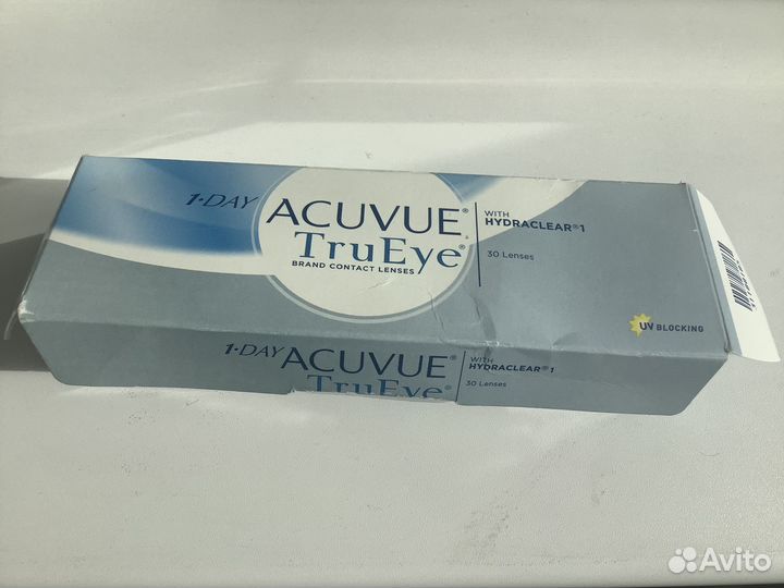 Контактные линзы 1day acuvuetrueye with hydraclear