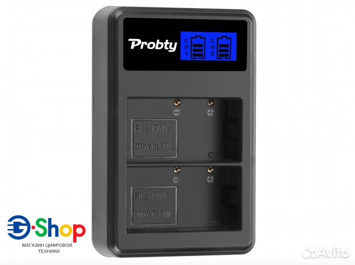 KIT Акб+Зарядка на Panasonic GH3/GH4/GH5 DMW-BLF19