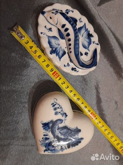 Шкатулки Гжель