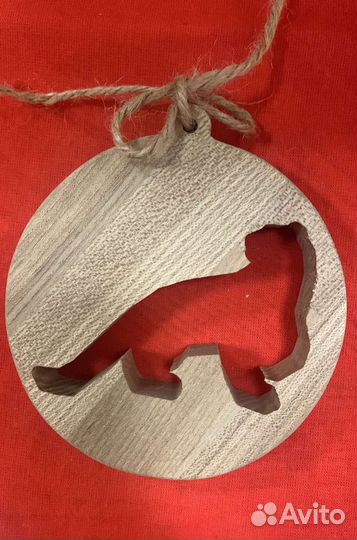 Елочные игрушки из дерева