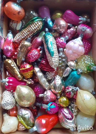 Фрукты, овощи из СССР на елку