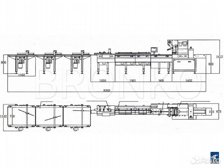 ALD-250BCH Автоматическая упаковочная линия