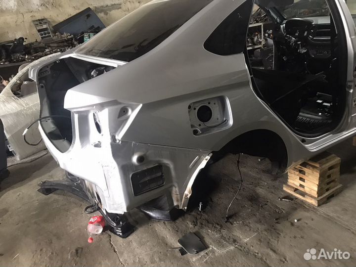 Задок веста задние крылья веста серебристая