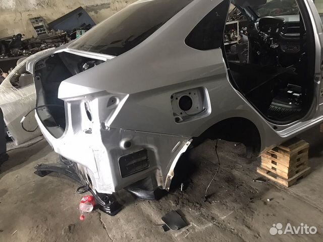 Задок веста задние крылья веста серебристая