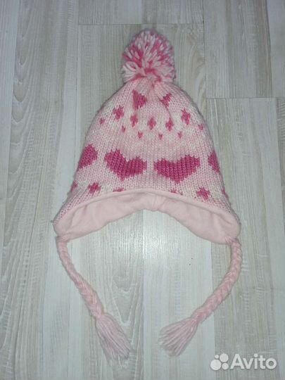 Шапка зимняя для девочки 44 46