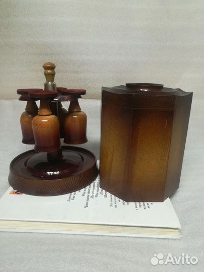 Набор деревянных рюмок СССР