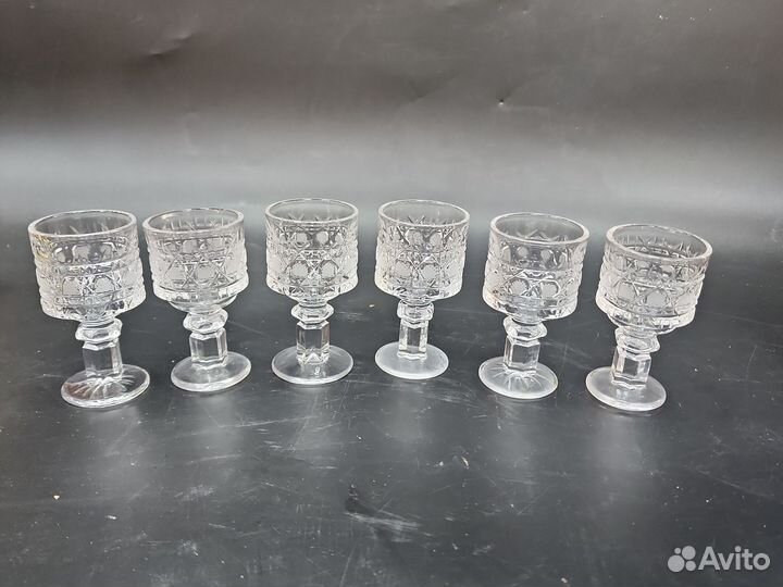 Рюмки хрусталь СССР. Выс.8,5 см