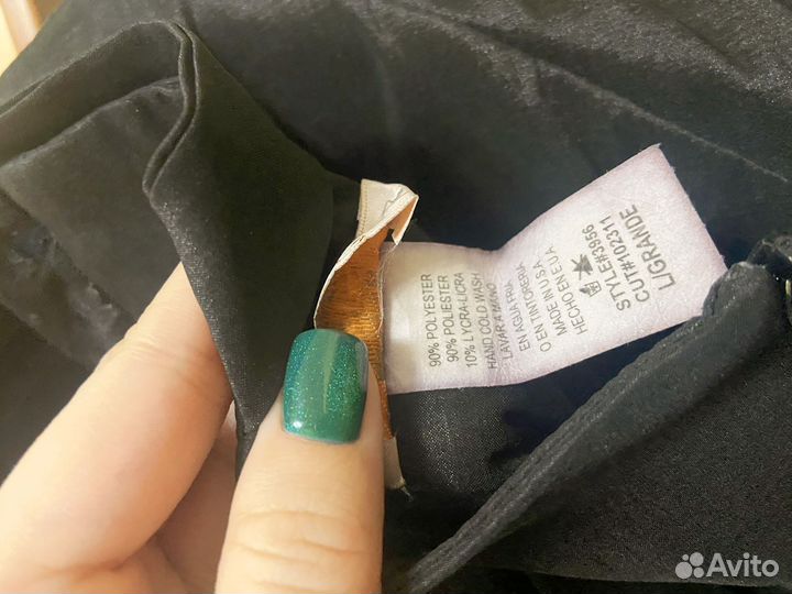 Платье черное с бантом на одно плечо