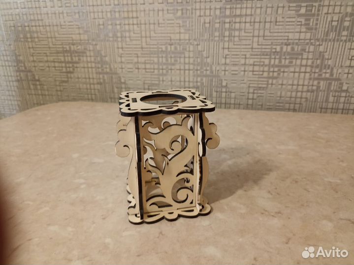 Карандашница деревянная