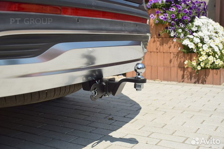 Фаркоп под квадрат Hyundai Santa Fe