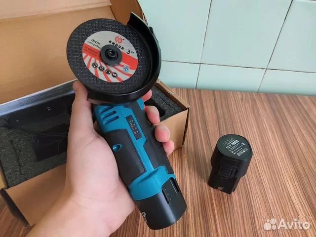 Мини болгарка 2 аккумулятора