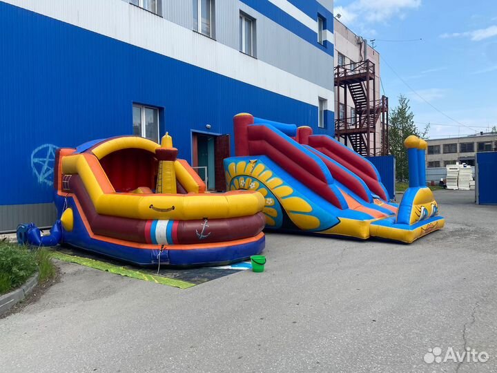 Аренда детских надувных батутов