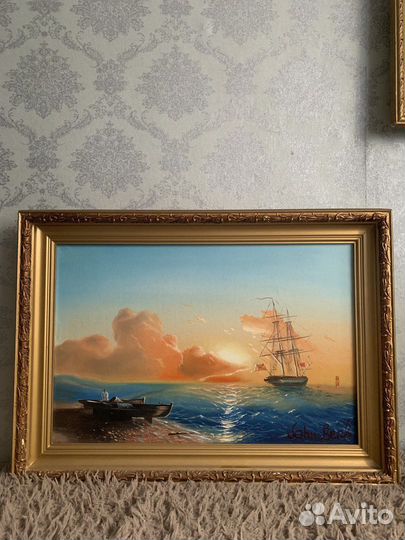 Картина И.Айвазовский художник John.B 70х50