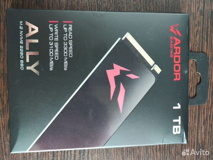 1Tb SSD M.2 накопитель ardor gaming Ally al1288