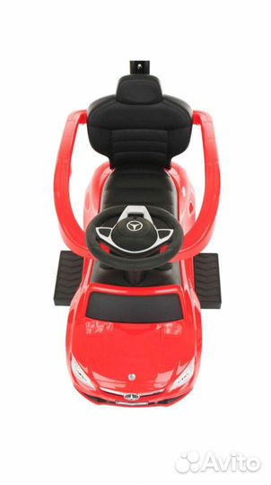 Машинка каталка толокар с ручкой