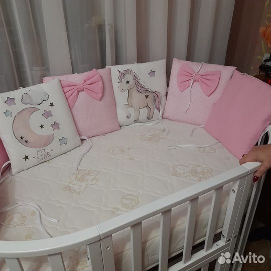 Бортики в кроватку