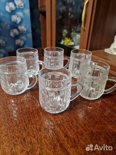 Кружечки стопки хрусталь СССР