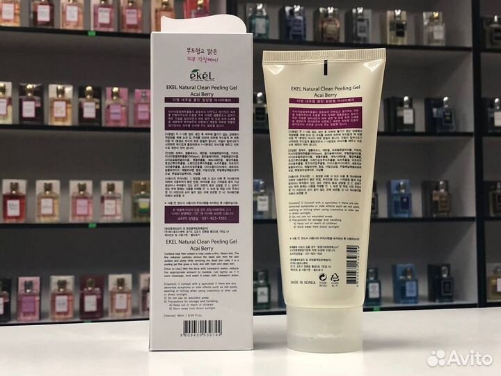 Пилинг для лица Ekel Natural Clean Peeling асаи