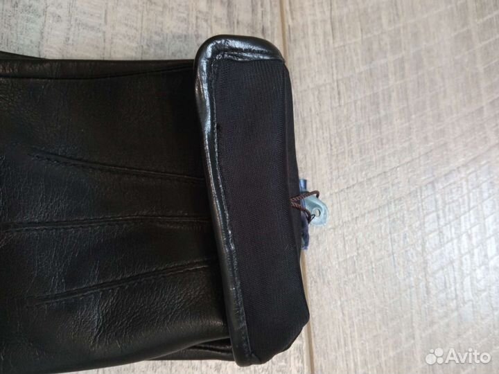 Мужские кожаные перчатки, Лайковые подклад шёлк