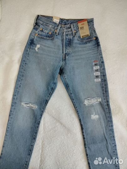 Джинсы levis 501 W24 L30