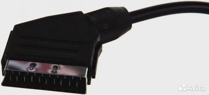 Кабель scart in/out-3 RCA 1м