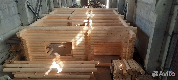 Оцилиндрованное бревно