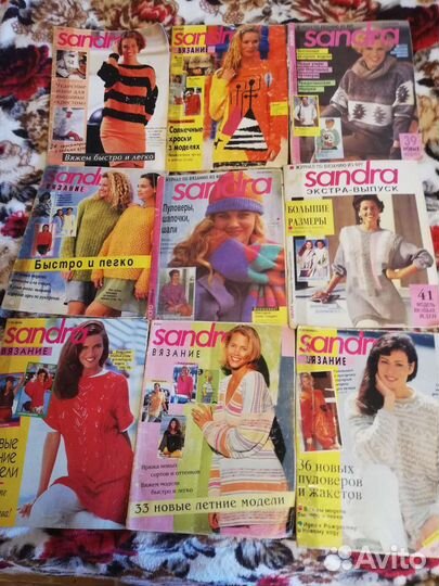 Журналы по вязанию спицами 49 штук