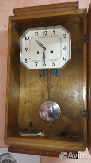 Продаю часы Янтарь с боем и маятником СССР 69г